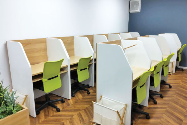 個別ブース学習ゾーンの写真